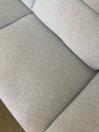 3人掛け布張りソファー