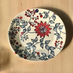 アラビア　ルノ　フロストベリー　オーバル　プレート　25cm　150周年　ロゴの画像