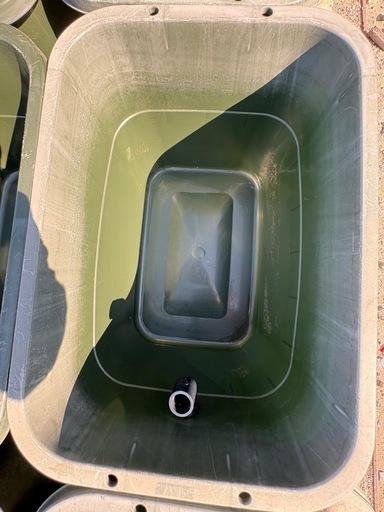 メダカ飼育容器 角型タライ36型 オーバーフロー有り10個 無し20個 合計30個