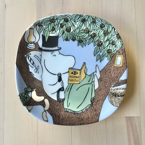 アラビア　ムーミン　ウォールプレート　自然に帰る　Back to Nature