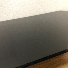 黒 ローテーブル 折りたたみ　作業机 高さ32cm 幅75cmの画像