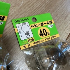 電球2種類の画像