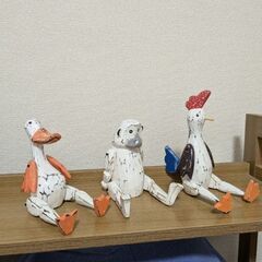 アジアン雑貨　動物　3体セットの画像