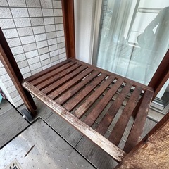 IKEA製(屋外用木製台)の画像