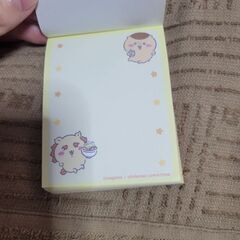 ちいかわ　メモ帳の画像