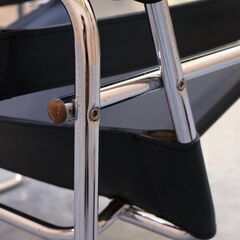 ≪zyt2429ジ≫ ヴィンテージ家具 ワシリーチェア マルセル・ブロイヤー リプロダクト品 ラウンジチェア/ミッドセンチュリー/当時物？/中古家具/宮城県仙台市 70904-07の画像