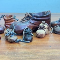 木工細工靴の飾り物No.49の画像
