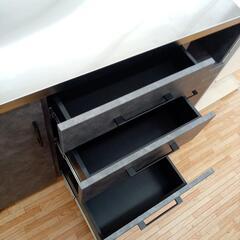【リユースのサカイ八街店】★ジモティ割あり★ キッチンカウンター　グレー　クリーニング済　YJ7759の画像