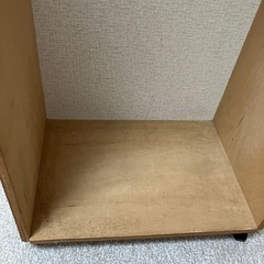 ９月処分！子供用ポールつき収納ラックの画像