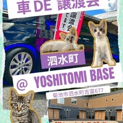『車』DE 譲渡会（出張保護猫譲渡会)in泗水　@YOSH…