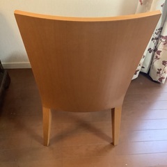 Calligaris / カリガリス　ダイニングチェア　　made in Italiy 木製　革　イタリア製の画像