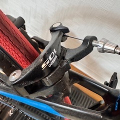 ロードバイク　GIANT CONTEND SL 2+スマートトレーナーミノウラKAGURA LST9200の画像