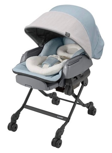 コンビ ネムリラ AUTO SWING BEDi Long シェル EG ミンティーブルー