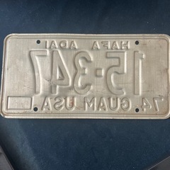 アンティーク ナンバープレートの画像