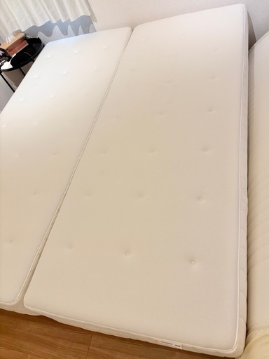 IKEA ヒュッレスタード　ポケットコイルマットレス 80cm×2セット