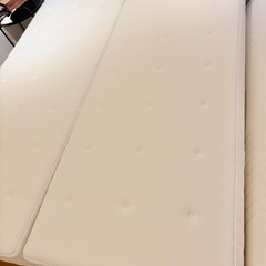 IKEA ヒュッレスタード　ポケットコイルマットレス 80cm×2セットの画像