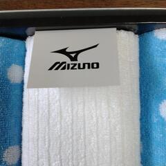 新品未使用　ミズノフェイスタオル２枚とオシボリタオル1枚の画像