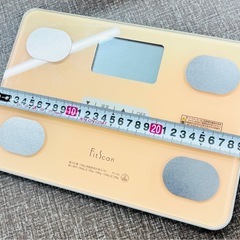 タニタ　体重計 体組成計 FitScan FS-101 カラーピンクの画像