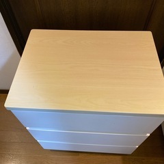 インテリアチェスト3段の画像