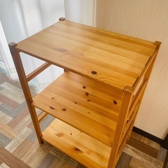 取引中:無印☆パイン材ユニットシェルフの画像