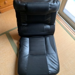 中古　レバー式ゲーミング座椅子の画像
