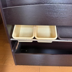 おもちゃ 収納 棚 ラック おしゃれ ボックス 子供 本棚 絵本 収納ボックスの画像