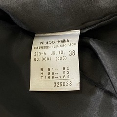 ■23区 ジャケット ラメ入り グレー 中古の画像