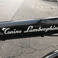 ★車の高級メーカー! 美品! ランボルギーニ FDB206 6段変速 20インチ 折り畳み自転車 カゴ付き 札幌発 店頭引取り歓迎 リサイクルショップ札幌　買取本舗　西野店の画像