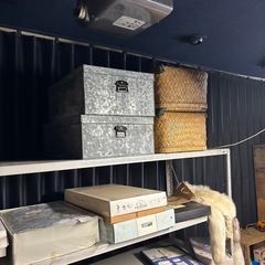 昭和レトロ　衣装ケース　ブリキ こおり 　の画像