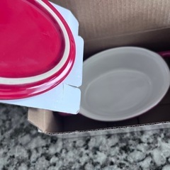 新品未使用品　陶器のお皿の画像
