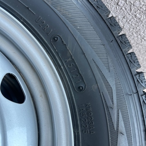 【決まりました】ホイール付きスタッドレスタイヤ　145R12 ダンロップ　ウインターマックス 
