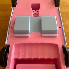 リカちゃん　ファミリーカー　車　おもちゃ　人形　ままごと　中古　家族　水色　美品の画像