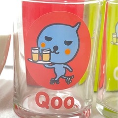 【激レア】【ヴィンテージ】Qoo お茶碗 ゆらゆらグラス 全てセットの画像