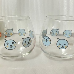 【激レア】【ヴィンテージ】Qoo お茶碗 ゆらゆらグラス 全てセットの画像