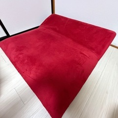 家具2点　2人掛け座椅子　テーブルの画像
