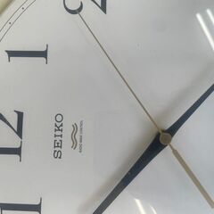 リサイクルショップどりーむ荒田店　No4543 電波時計　SEIKO　直径３７ｃｍの画像
