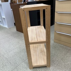リユースのサカイ東金店 木製ラック ※シミあり TJ14516の画像