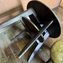 昭和レトロ　丸机の画像