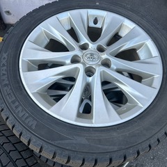 【問い合わせ、多い為一旦中止】アルミ付きスタッドレスタイヤ　235/50R18 ダンロップ　ウィンターマックス の画像