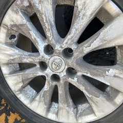 【問い合わせ、多い為一旦中止】アルミ付きスタッドレスタイヤ　235/50R18 ダンロップ　ウィンターマックス の画像