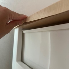 【9月末まで】木天板付きチェスト５段の画像