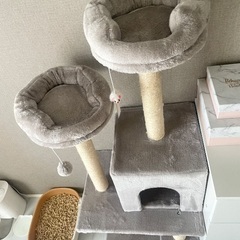 【今月中まで】キャットタワー【美品】の画像