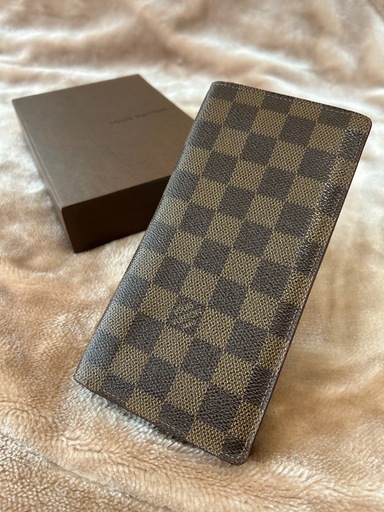 ルイヴィトンLOUISVUITTONポルトフォイユブラザダミエレディース長財布女性用婦人メンズ紳士男性用ユニセックス男女兼用茶色