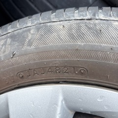155/65R14 中古
夏タイヤ、ホイール付　1本だけ2019年製他3本2021年製ブリヂストン　ECOPIA　軽自動車全般にの画像