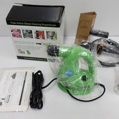 【k1475】H2O スチームFX ハンディスチームクリーナー KB-009A-GR 225ml グリーン 新品の画像