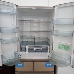 リユースのサカイ太田店★ジモティ割あり★ HITACHI 冷蔵庫 430L 20年製 ／クリーニング済み OJ10915の画像