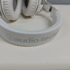 【美品】audio-technica ATH-M20x ワイヤレスヘッドホン/ホワイトの画像