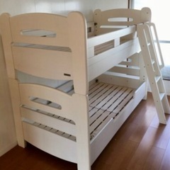 【お取引中】2段ベッド　ホワイト　