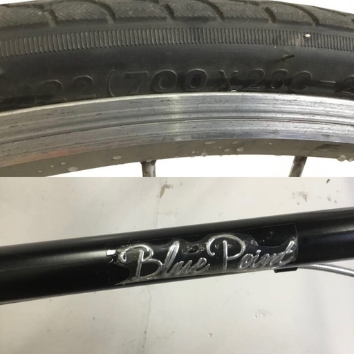 A-110△ 岐阜発/ Blue Point/ クロスバイク/ 700×28c/ 6段変速/ 自転車/ 走行確認/ 現状品/ 管I/ R6.12/21 △