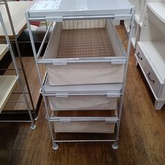 ★リユースのサカイ水戸店★無印良品収納ラックグレー×ホワイトH83×D40×W84クリーニング済みMT5404の画像